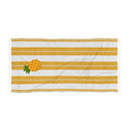 Soleil Ananas | Yellow White Striped Towel